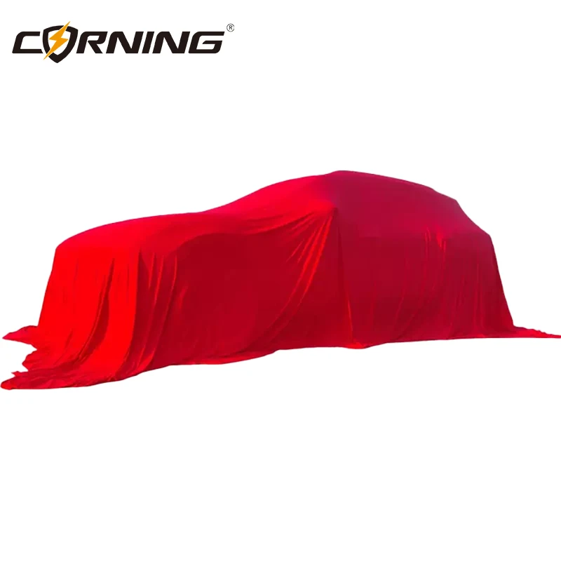 

Customized Logo Unveiling Car Cover Car Auto Show Delivery Launch Special Unveiling Cloth 4S Show New Dustproof Car Reveal Cover