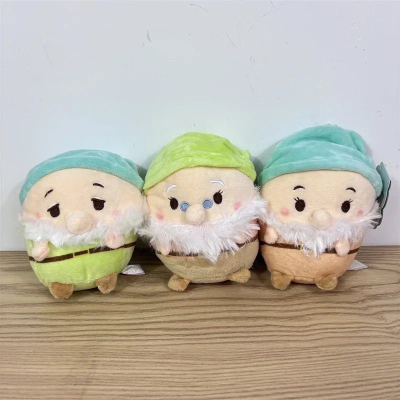 8pcs/Set Disney Snow White And The Seven Dwarfs Stuffed Funny Plush Toy Anime Princess Dolls Model Kids Brithday Xmas Gifts