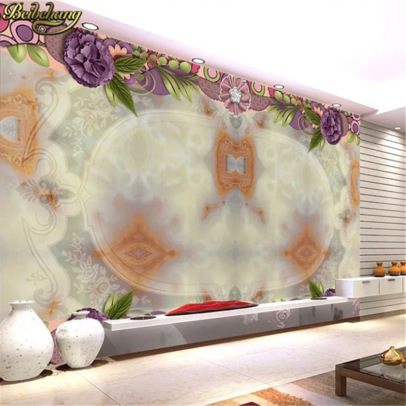 custom marbling Stickers photo mural wallpaper wood 3d wall paper murals wallpaper for living room TV background home decoration
