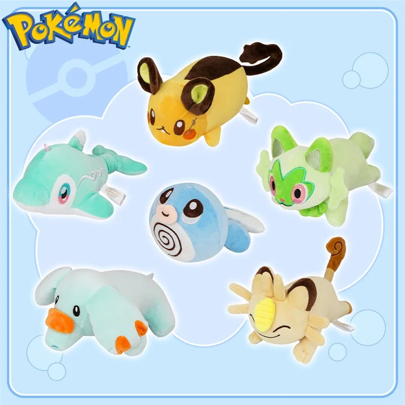 Yamper Finizen Phanpy Dedenne Meowth Sprigatito Plush Toys Poke Balls Mimikyu Cubone Charizard Peluche Dolls Gifts Kids