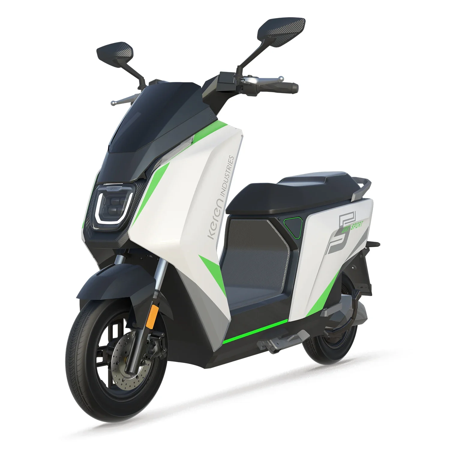 EEC COC Ev Scooter Motorbikes 1800w 72V 32.5Ah Lithium Battery 72km/h Electric Motorcycle