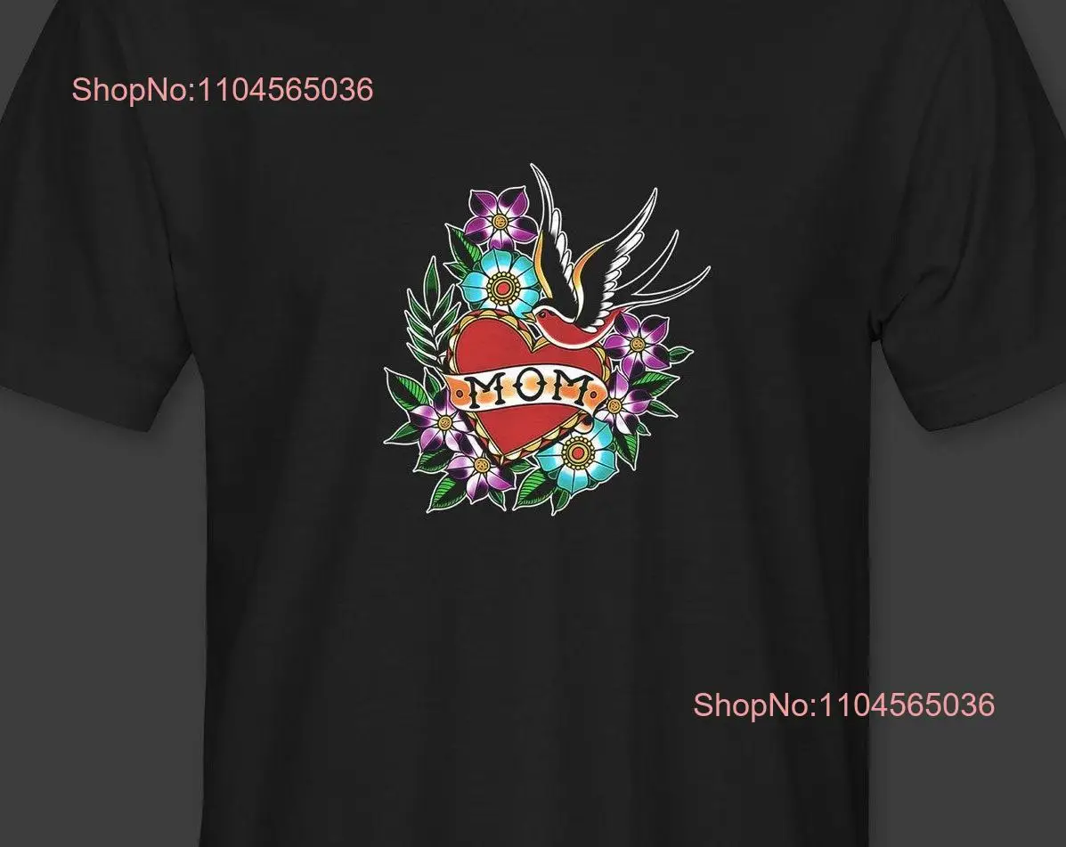

Mom American Traditional Tattoo Mother's Day T Shirt long or short sleeves