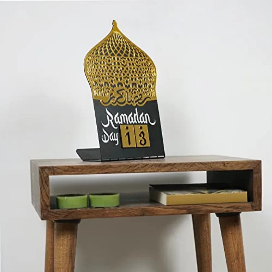 

Ramadan Calendar Days of Ramadan Countdown to Eid Good Deeds Calendar Ramadan Eid Decoration Gift for Muslims Table Decor Gold