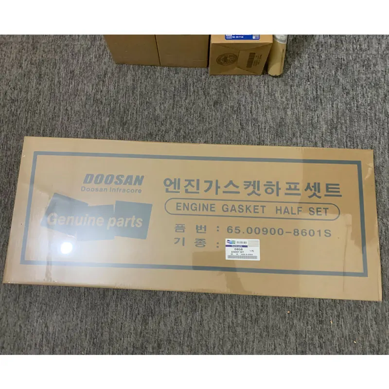 Doosan Excavator Parts DH150-7 DH200-7 DH215-7 DH258-7 DH300-7 Engine Cylinder Liner Piston Gasket seal  Repair Kit