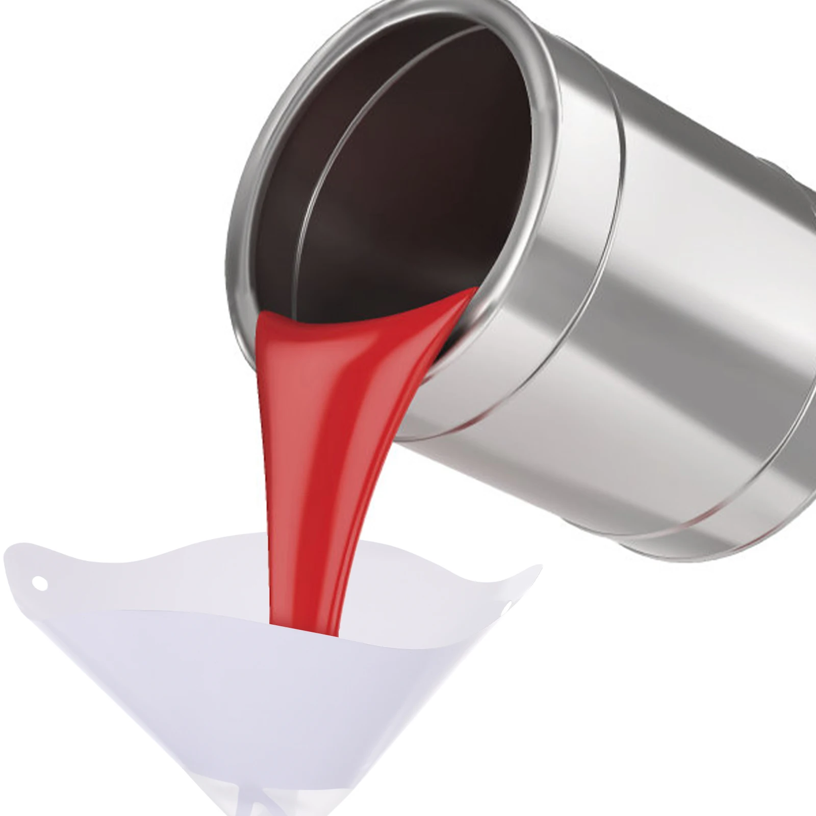 50Pcs Primer Funnel 300 Mesh Oil Paint Filter Paper Medium Flow Rate Strong Structure Auto Painting Laboratory Filtration Tool