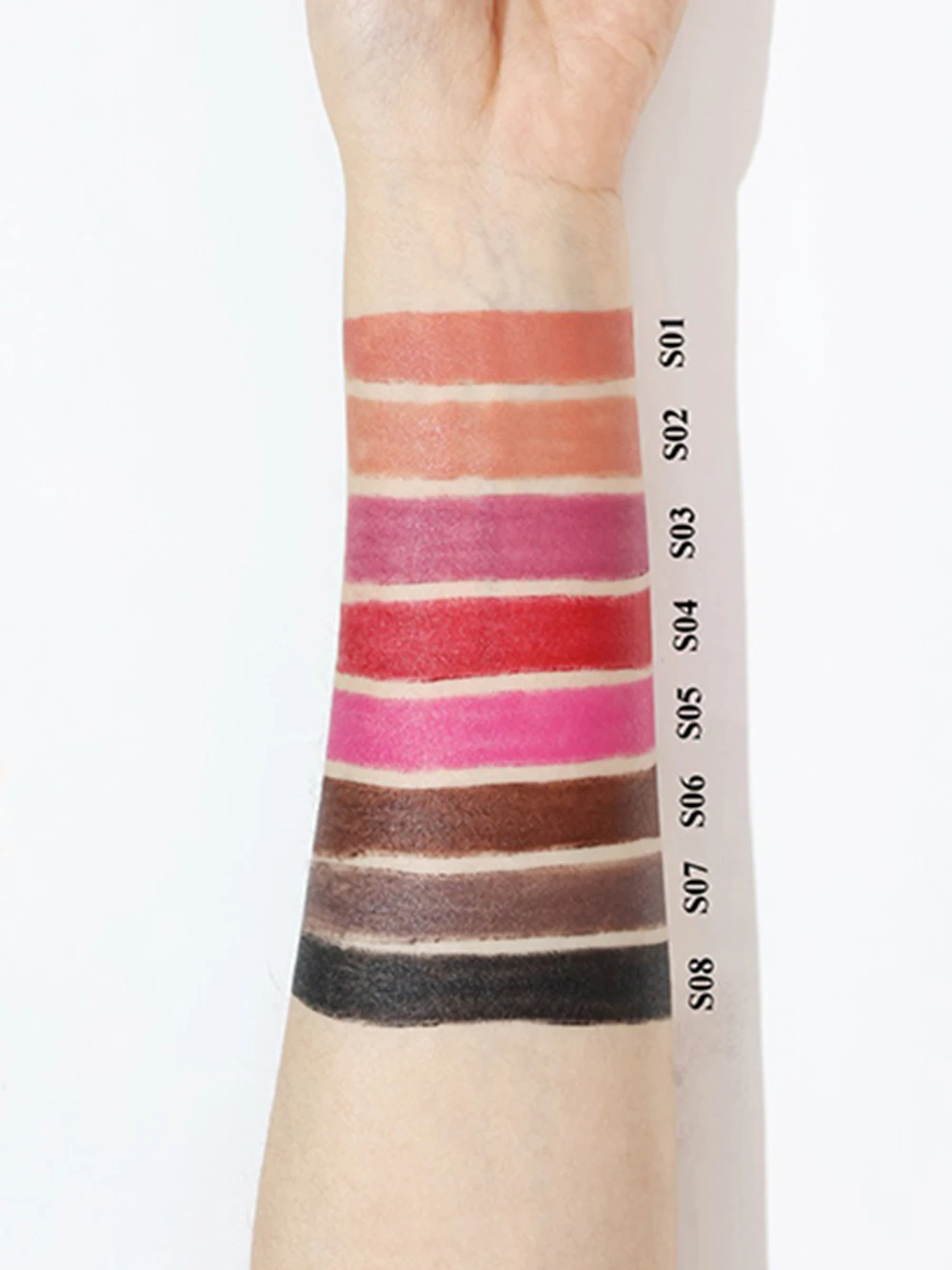 Rótulo privado blush creme vara logotipo personalizado 8 cores blush batom tudo-em-um iluminando pigmento natural maquiagem à prova dwaterproof água