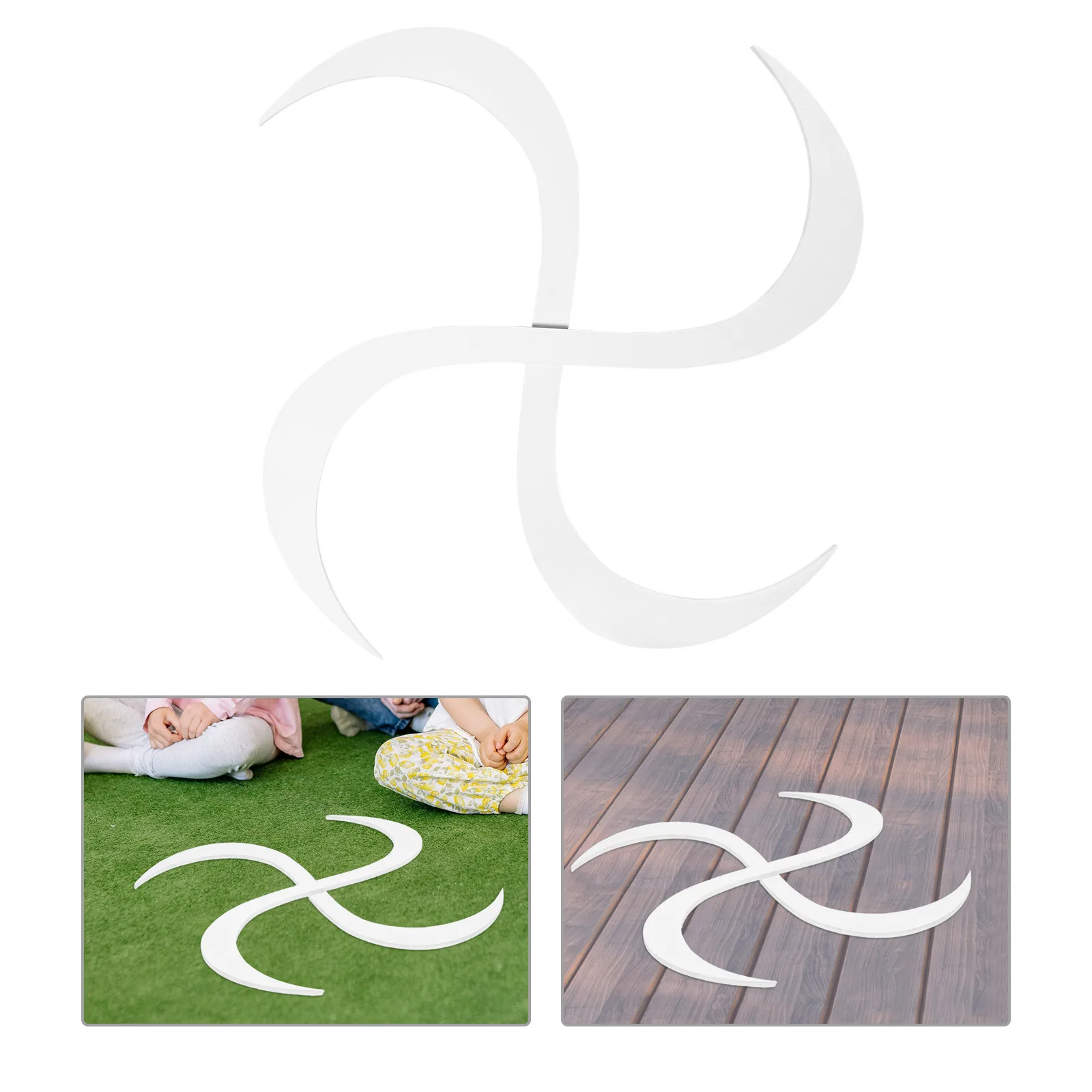 2 قطعة الوهم البصري الدعائم شعوذة خواتم للأطفال ألعاب في الهواء الطلق أجيليتي التدريب هوب إرم السيرك أداء مهرجان الطرف #1