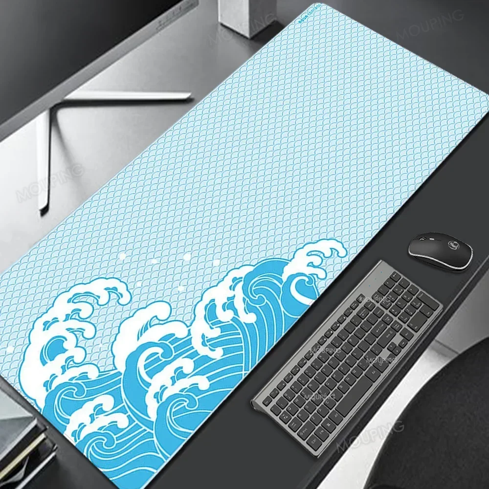 Branco Gaming Mouse Pad, X-raypad, Aqua Controle Além disso, Série Wave, Laptop, Deskmat, Escritório Gamer Tapete, Kawaii Desk Pad