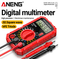ANENG SZ308 Square Wave Digital Multimeter 1999 Counts HFE Triode Buzzer Tester AC/DC Voltage 10A Current Multimeters Meter Tool