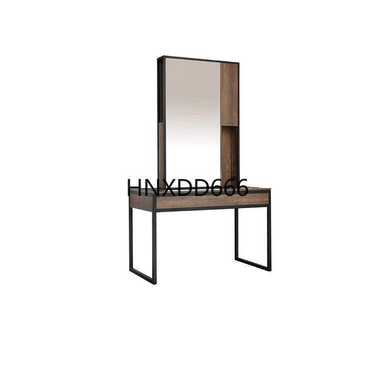

Customized Mirror Counter Barber Shop Equipment Beauty Hair Stations Single Side Hair Cut Kiosk