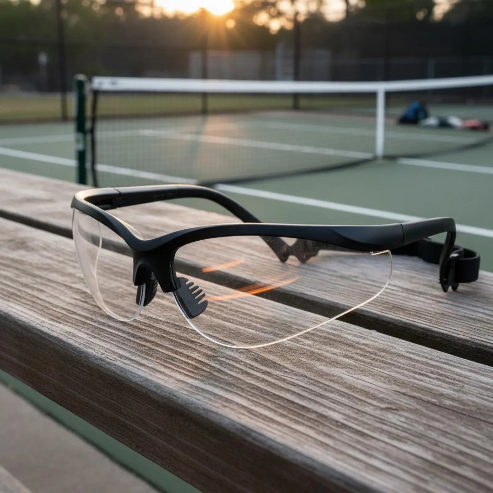 

Pickleball Goggles Anti-Fog Racquetball Safety Eyewear Adjustable Sports Glasses Lightweight Design Safety Eyewear