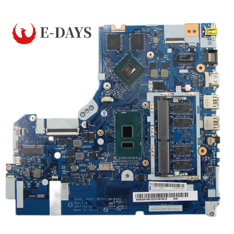 

For Lenovo 330-15IKB 330-17IKB Laptop Motherboard NM-B242 Main Board 4415U CPU DIS GT920M 2G GPU 4G RAM 100% Work