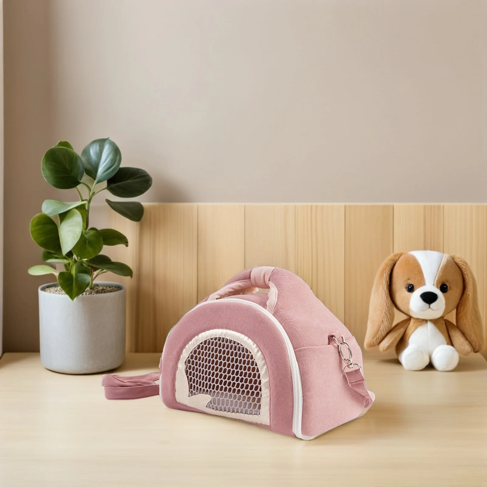 

Small Animal Carrier Bag Portable Breathable Soft Bottom Shoulder Bag Outdoor Hamster Sugar Glider Rat Guinea Pig Travel Carrier