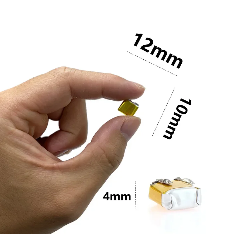 30mAh 3.7V 401012 Rechargeable Lithium Polymer Replacement Battery for Bluetooth Earphones, Smart Watch and Mini Electronics