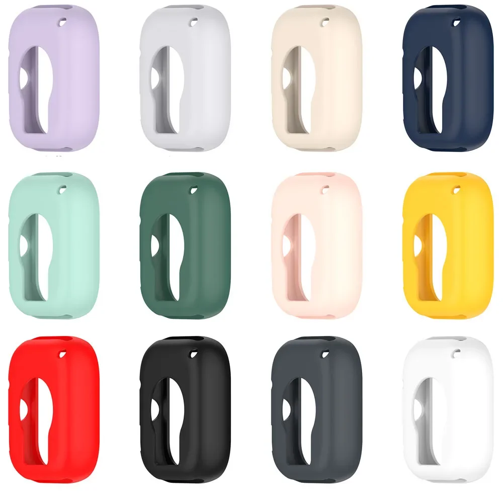 Cover Cases For Redmi Watch 4 Watch4 Soft and Durable Silicone Lightweight Hollow Case Protector Screen Protector Accessories