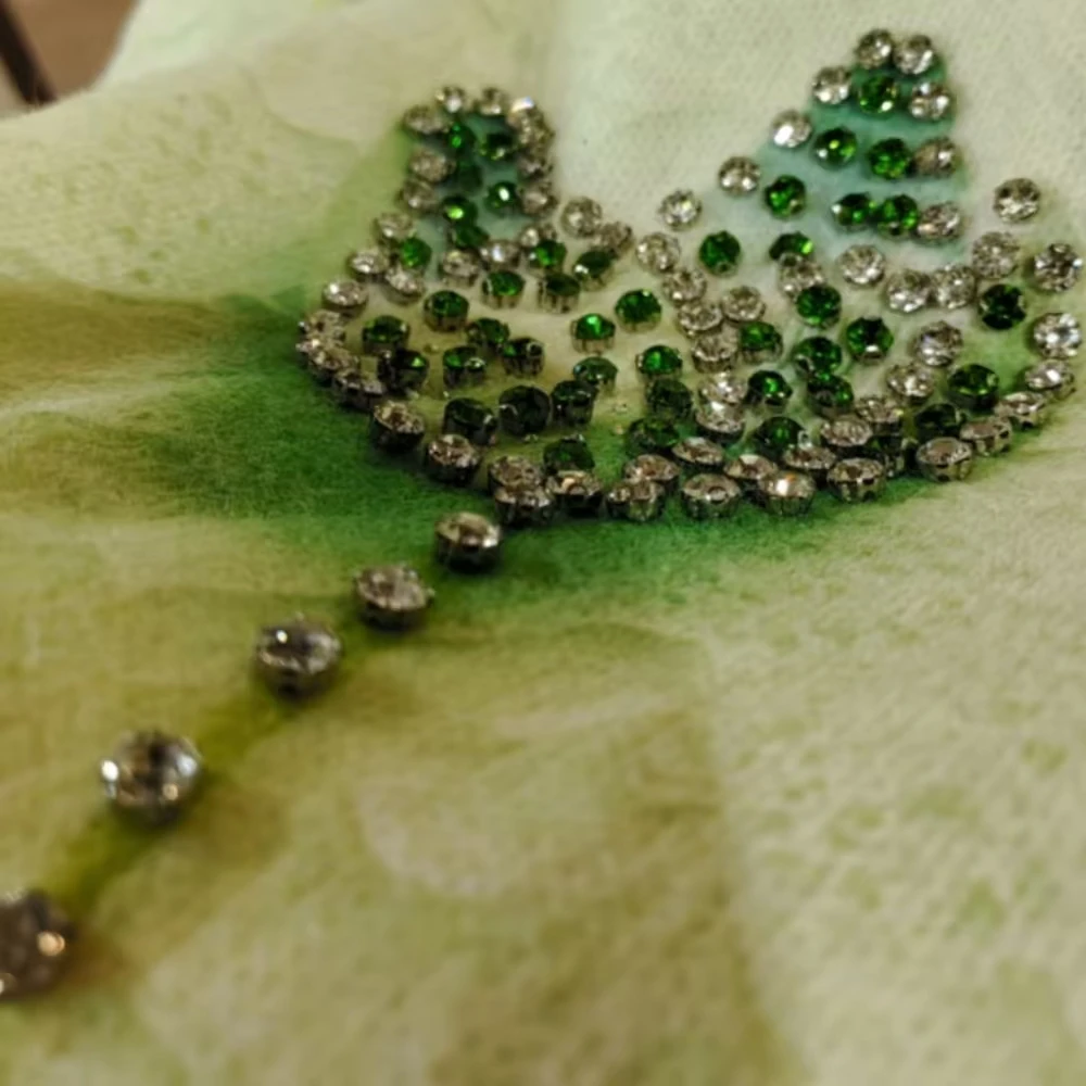 

Real Photo Crystal Stones Stitch Sweater Women Autumn/Winter Outwears Knitwear Pullovers Tops Ladies Loose Casual Sweaters