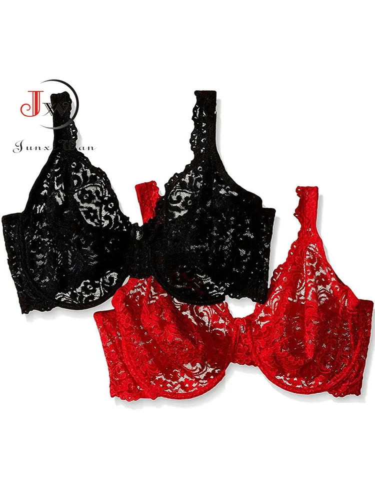 Kobiety seksowny biustonosz Push Up fiszbiny pełny koronkowy biustonosz bielizna biustonosze Bralette bielizna Intimates 32/34/36/38/40