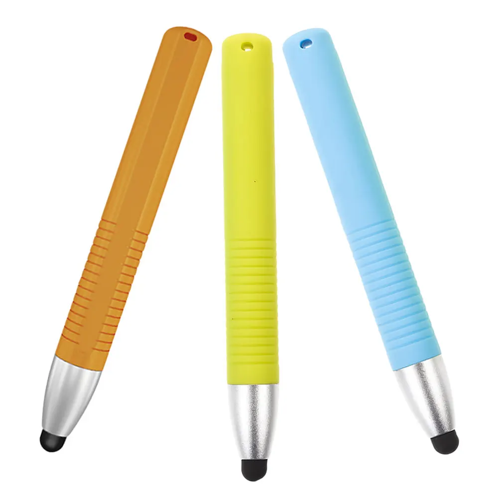 

3pcs Capacitive Stylus Pen for Kids Tablets Phones Touch Screen Silica Gel Tip High Precision Lightweight Universal