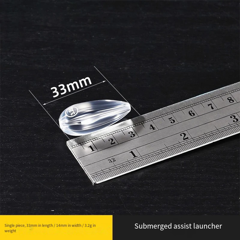 10 Stück/Set 3,5g-12g Langsam Sinkender Acryl-Wurfköder mit Schwimmhilfe für Karpfenangeln