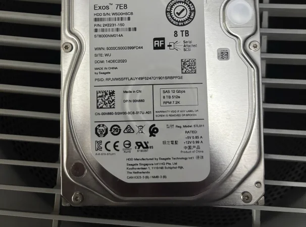 For ST8000NM014A 00N660 0N660 8T 7.2K 3.5 SAS 12Gb 8TB hard drive
