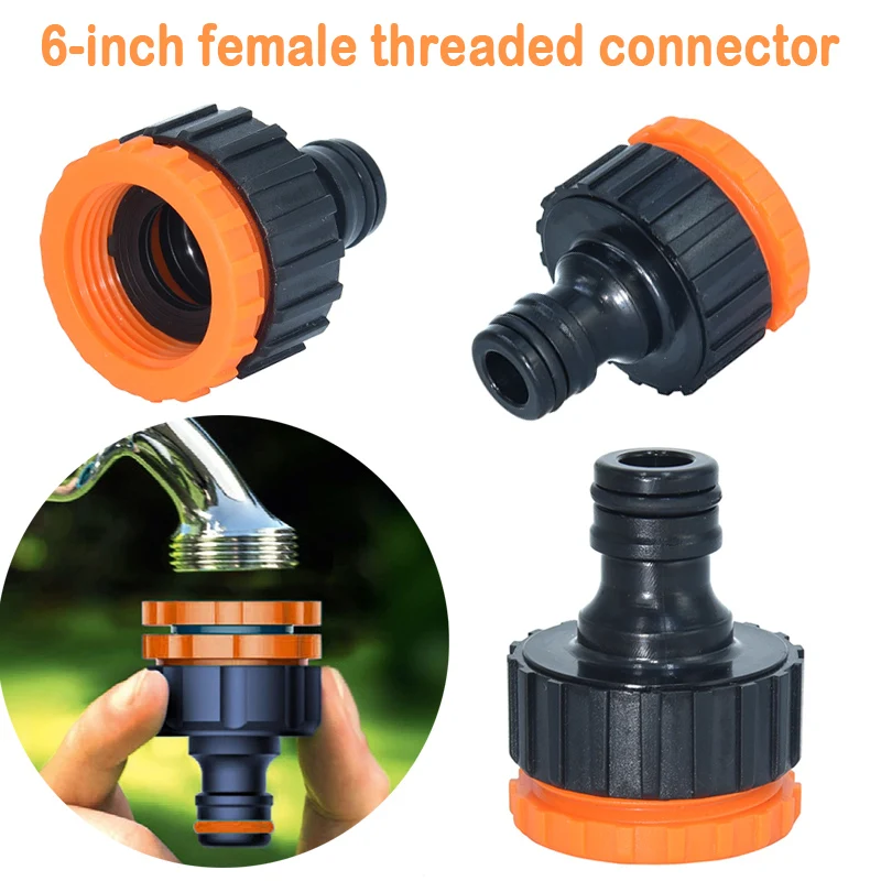 Water Tap Adapter Conversion Connector for Garden Irrigation Home Plumbing 25mm 31mm Female Thread Valve Fitting Durable