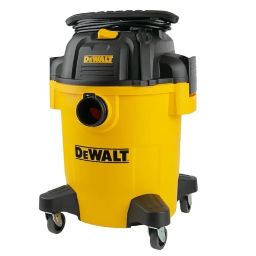 

Shop Vacuum 6 Gallon 4HP Poly Wet Dry Vacuum Ultimate Cleaning Solution for Construction Workshop Environments for Jobsite Gara