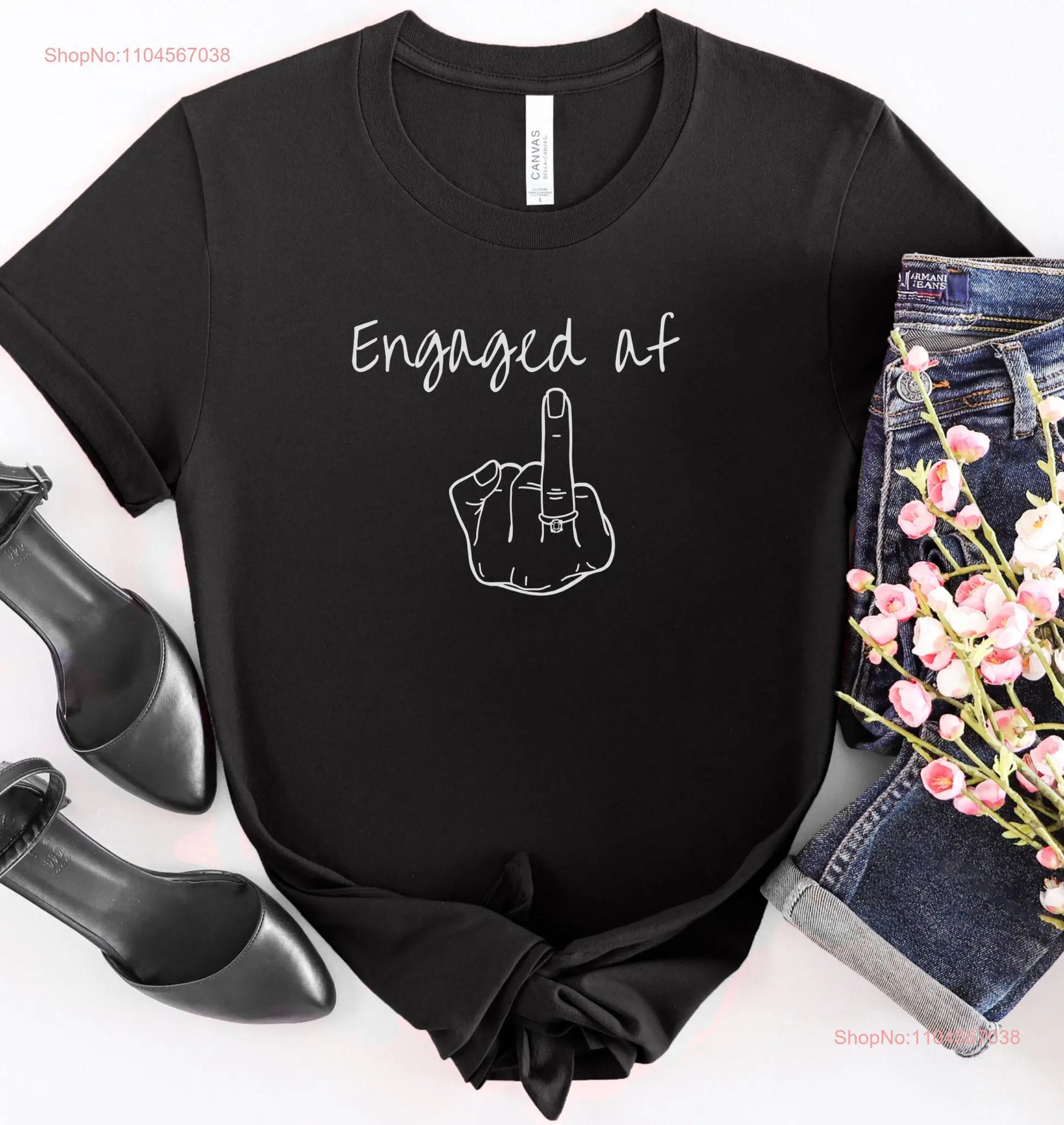 

Футболка Engaged AF Fiancé Engagement AnnouncemenT Proposal Fiancée с длинными или короткими рукавами