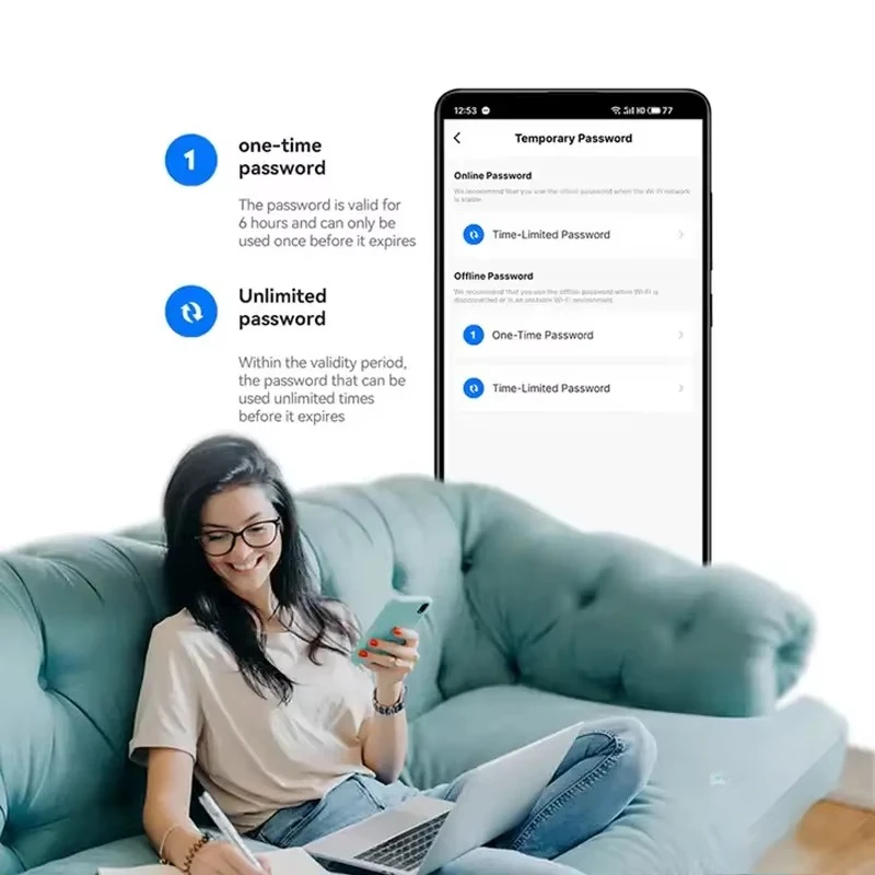 تصميم جديد واي فاي باب ذكي مقاوم للماء الألومنيوم انزلاق الباب الصلب بطاقة الذاكرة سحابة #5