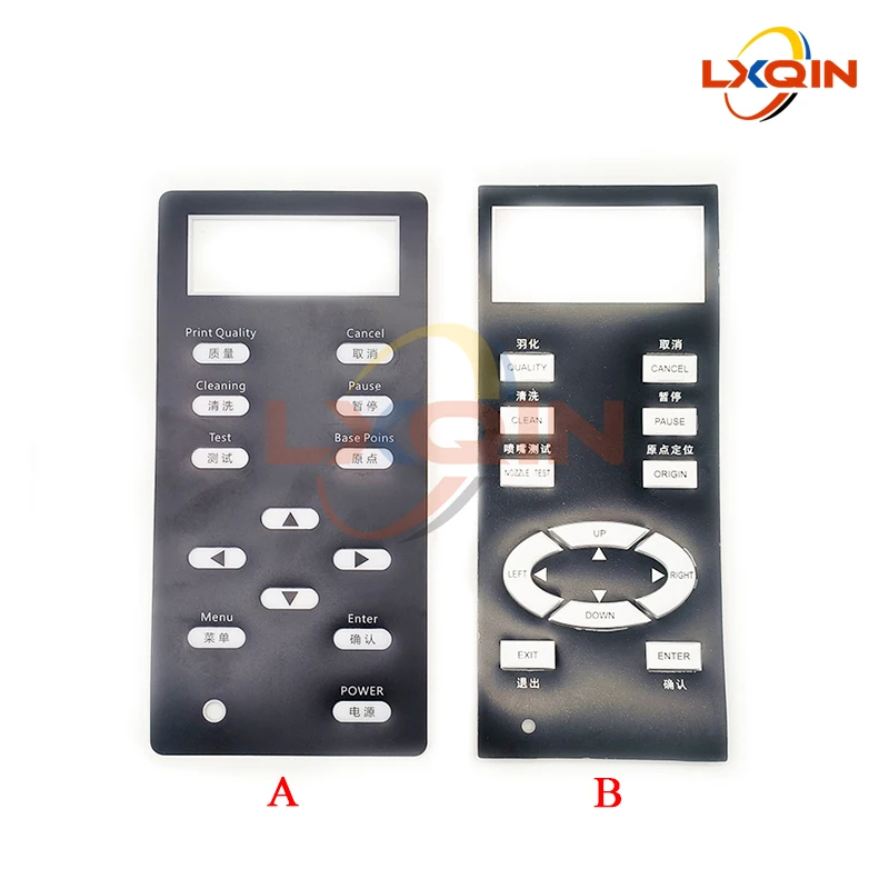 LXQIN Printer 12 Buttons Key Panel Key Board Cover for Hoson Senyang Button Operation Control Sticker Keypad Membrane