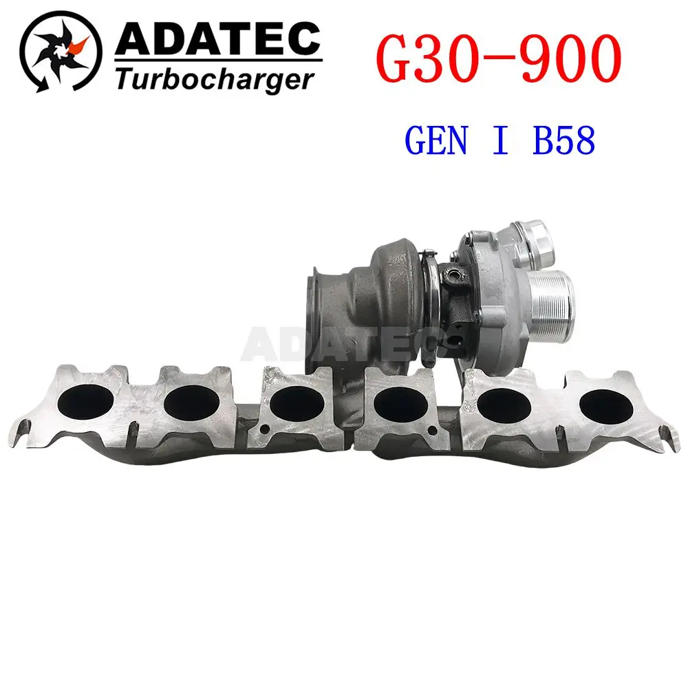 

G30-900 B58 Gen I Turbocharger V-Band 0.72A/R Stainless steel Dual Ceramic Ball Bearing Billet Wheel 2.0L - 3.5L 550 - 900HP