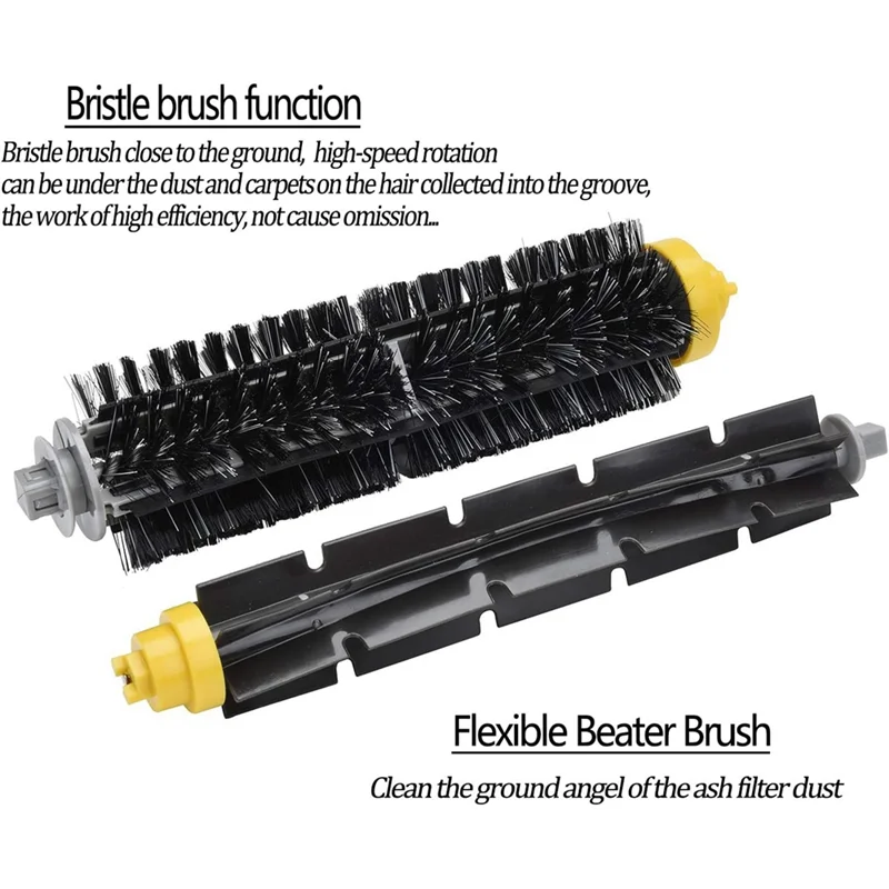 EAS-For Irobot ルンバ全 600 シリーズ 670 671 675 677 690 692 694 650 665 メインサイドブラシフィルター交換部品