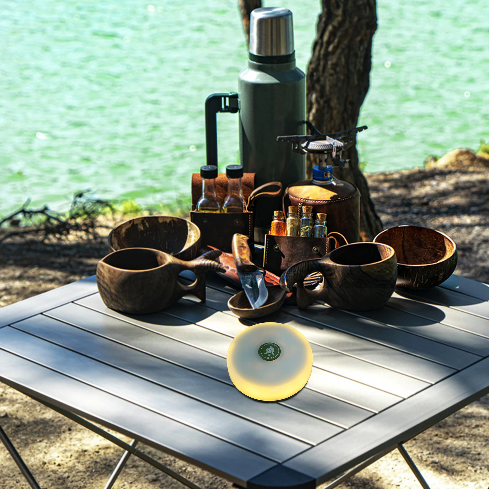 

Collapsible 10M Waterproof Led Camping Light String Warm Glow For Tent Outdoor Portable Multifunctional Hanging Hook Emergency