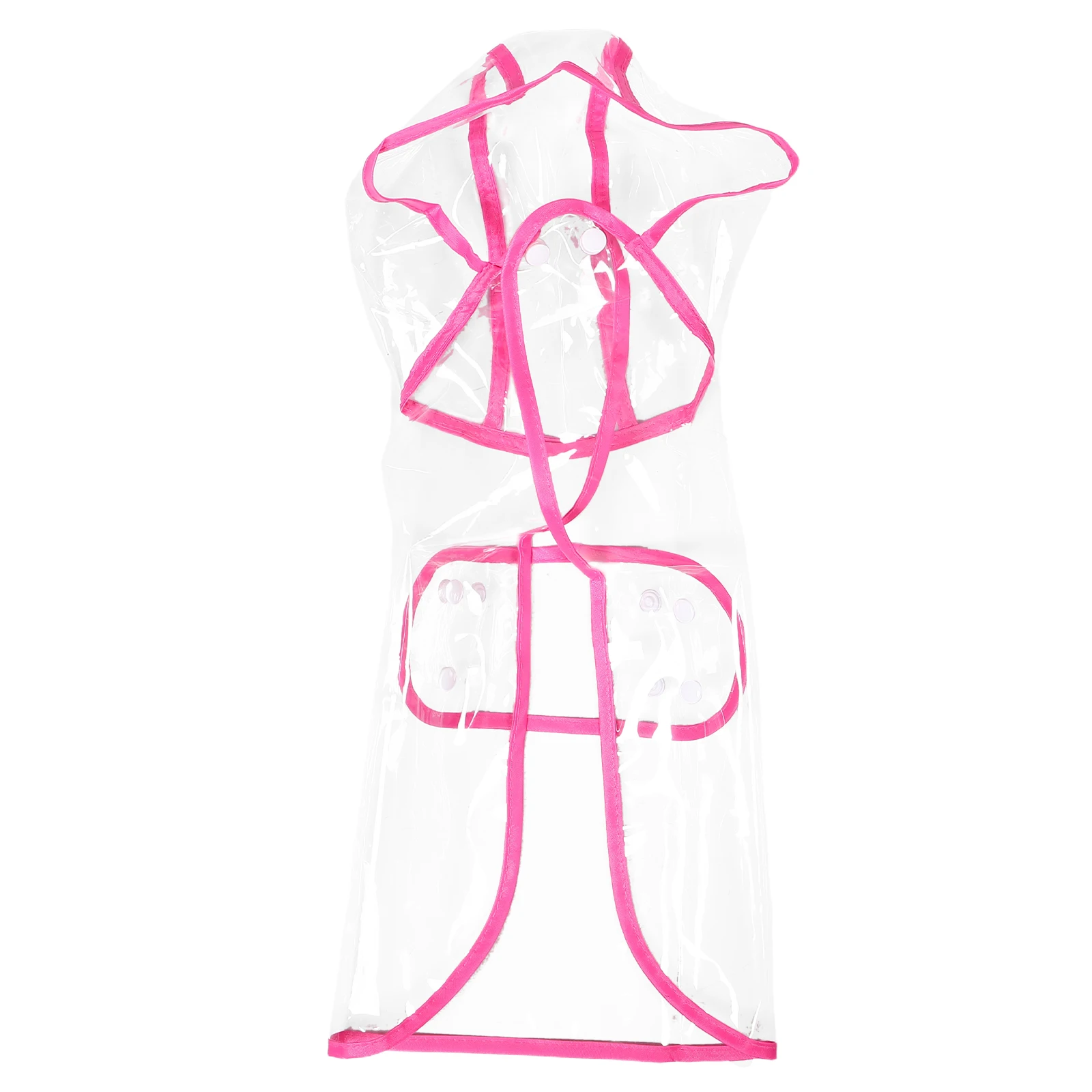 

Pet Raincoat Clear Cute Design Dog Clothes Supplies Plastic Jackets for Medium Dogs