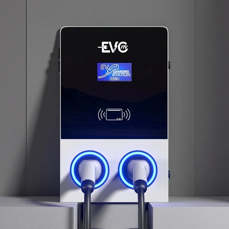 Electric Vehicle Home Version of Fast Ev Car Charging Pile Wallbox 7 kw Gbt 14kw 44kw AC Wall Box Charging Station