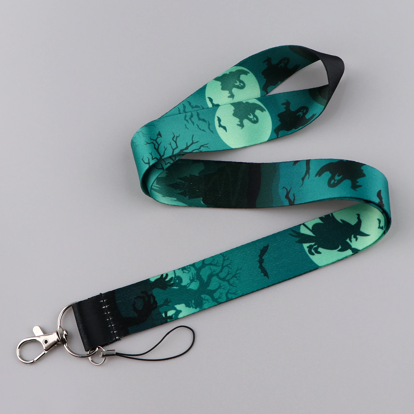 Halloween Ghost Lanyards for Key Witch Neck Strap For Card Badge Gym Keychain Key Holder DIY Hanging Rope Phone Accessories