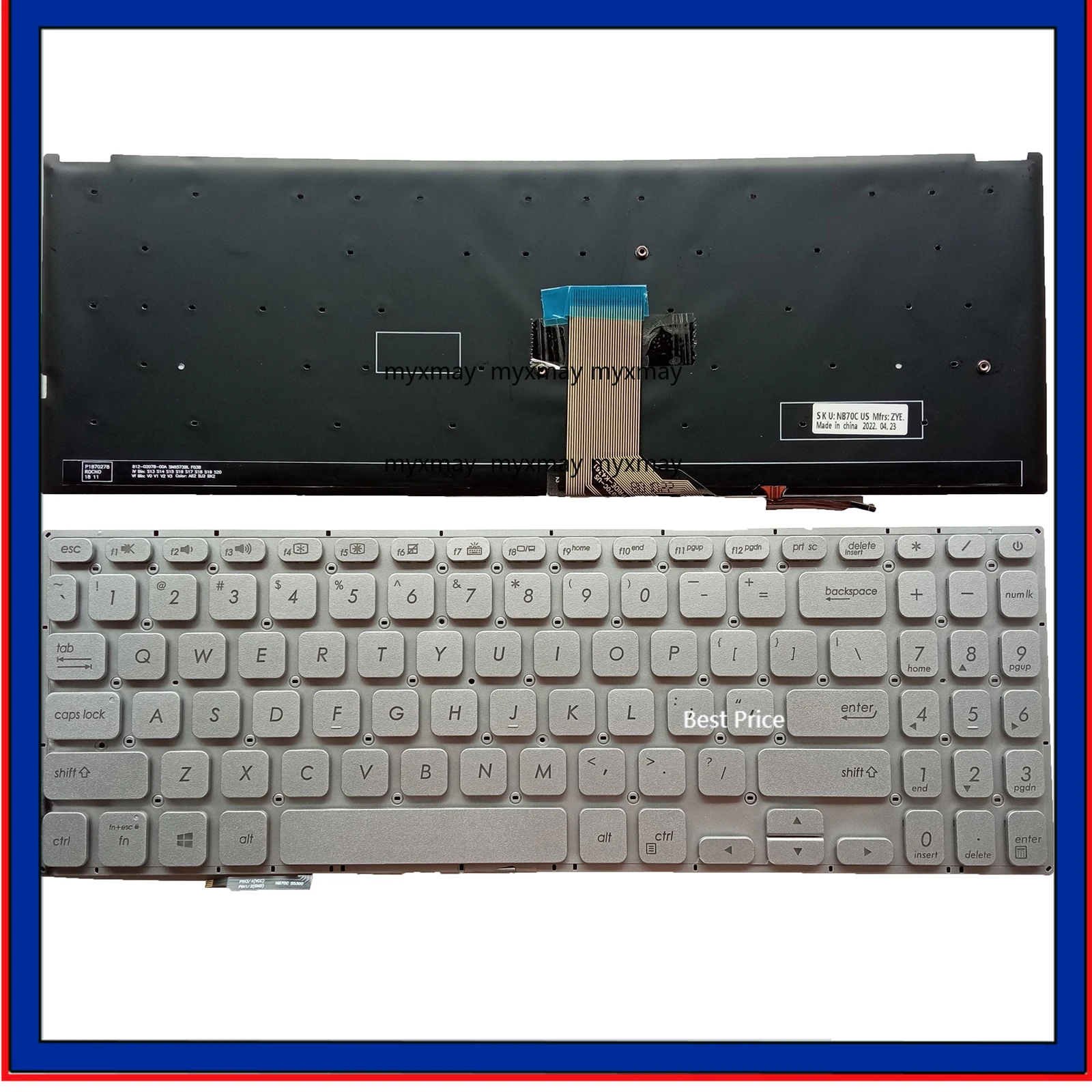 

Новая американская клавиатура для ASUS Vivobook S530UA S530UN S530FA S5300F S5300FN