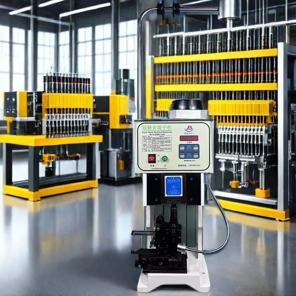 Custom 1.5T Semi-Automatic Terminal Machine Wire Stripping And Crimping Cable Manufacturing Equipment