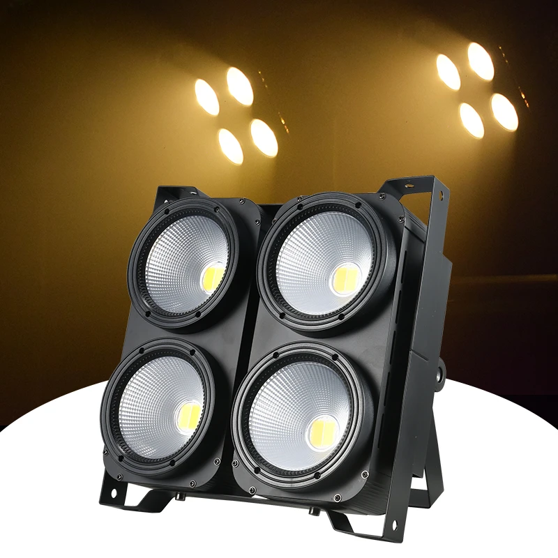 MOWL 4x100W 4 Eyes 4*100W DMX512 COB Blinder Audience Blinder Light For Theater Studio