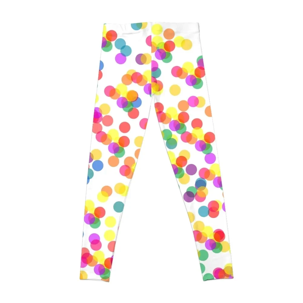 Colorful Confetti Leggings Women's gym gym clothing Womens Leggings