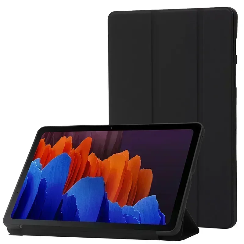 Coque de tablette à trois volets en cuir PU souple, étui Funda pour Samsung Tab A9, support arrière pour Galaxy Tab A9, SM X110, X115, 8.7 pouces, 8.7 pouces