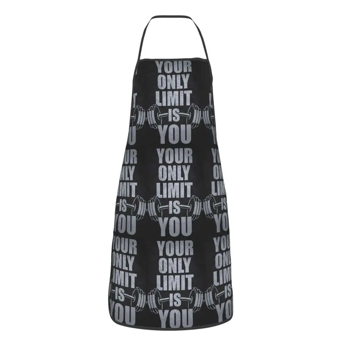 Gym Sport Bodybuilding Workout Motivational Quote Apron Chef Cooking Tablier Bib Kitchen Cleaning Pinafore for Women Men