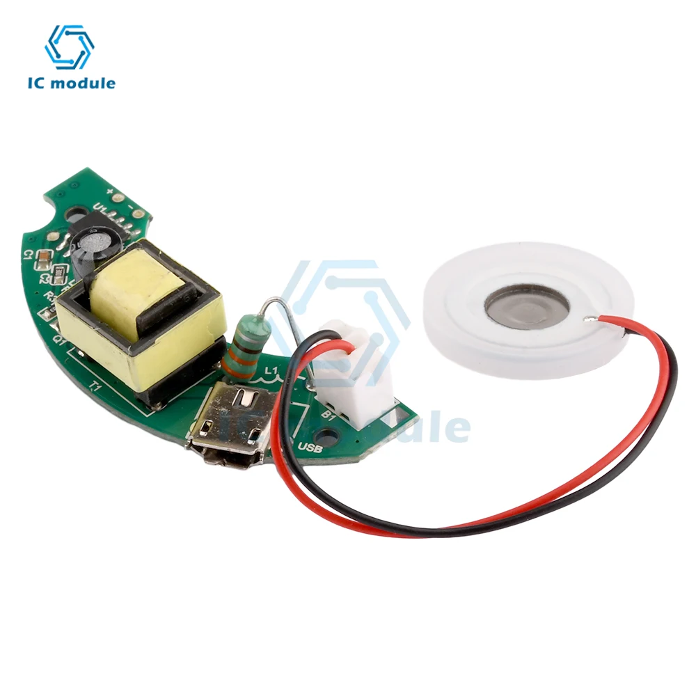 2W Micro USB Humidifier Circuit Board 108khz Driver Board Atomizer Circuit Board 5V Control Board PCB Motherboard