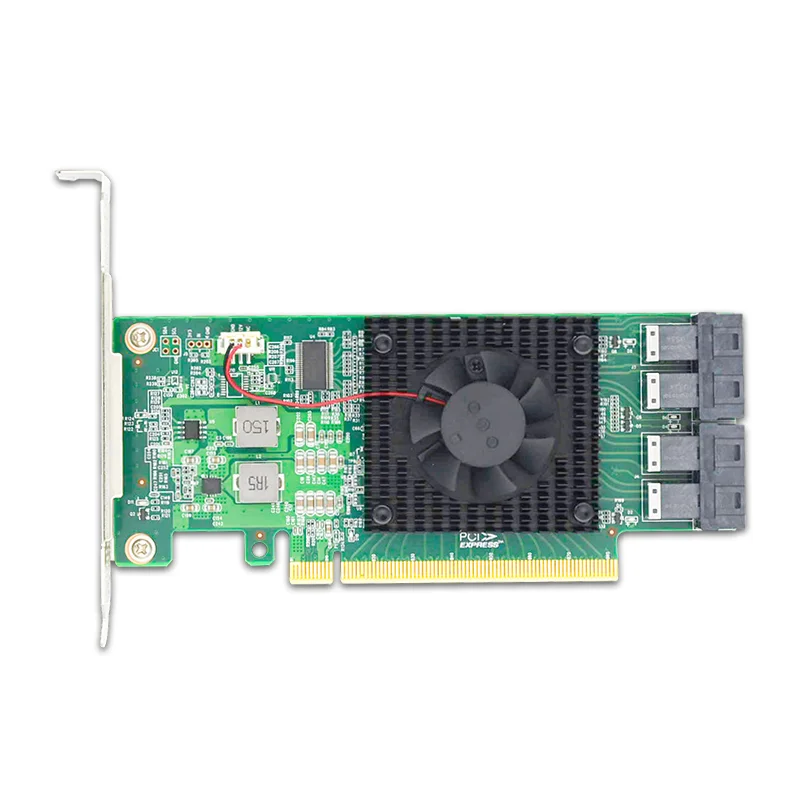 Nvme ssdスイッチアダプター、pcie3.0 x16から4xu.2、plx8747コントローラー