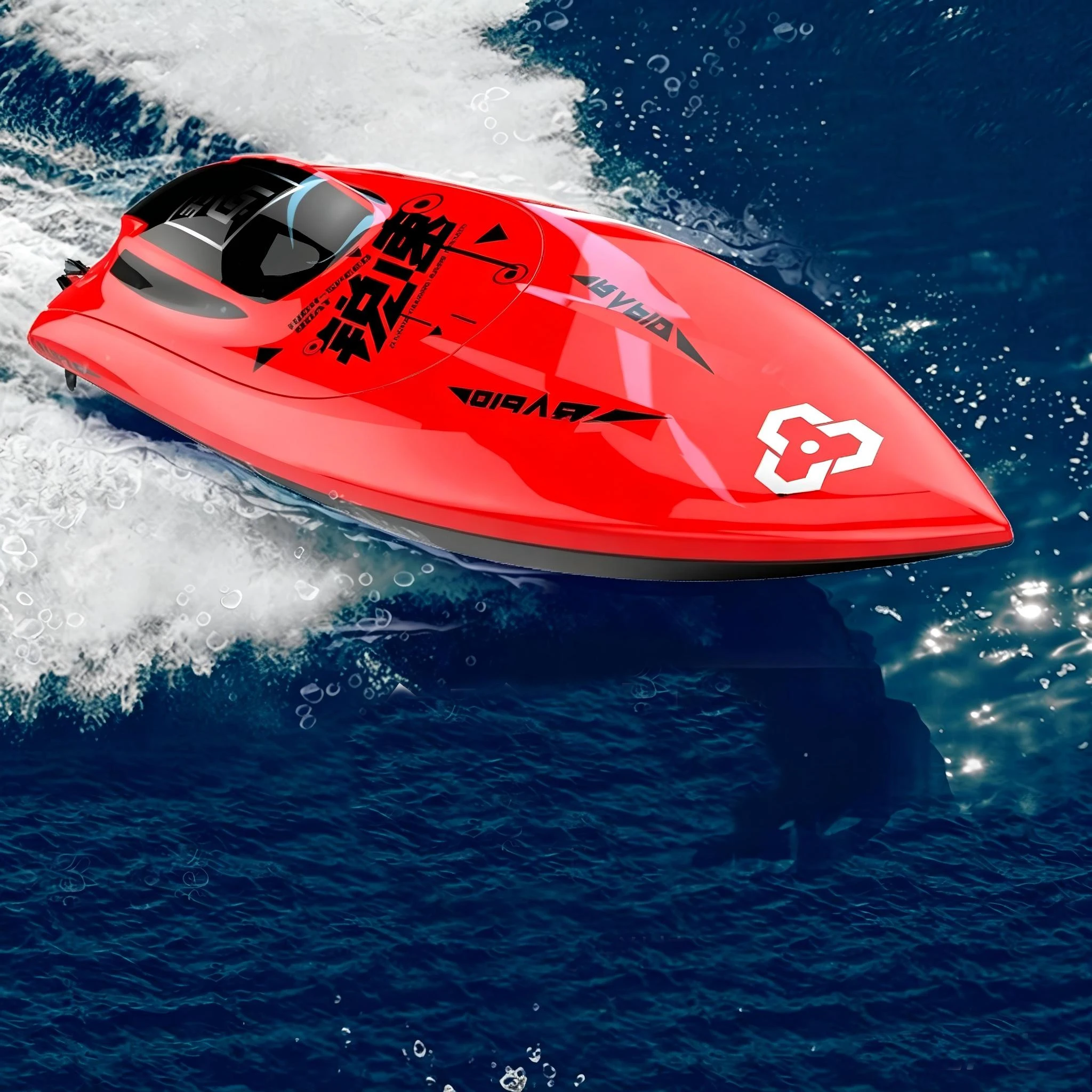 UDIRC UDI009 RAPIO Waterproof High Speed Boat 25-30Km/H 42cm RC Boat RTR Capsize Protection For Pools And Lake Toys For Adult