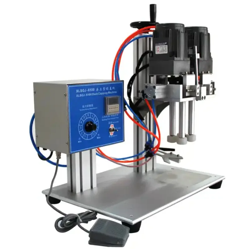 Spray Pump Bottle Capping Machine/screw Tightening Machine/low Price High Quality Semi-automatic Metal Bottle Capping Machine