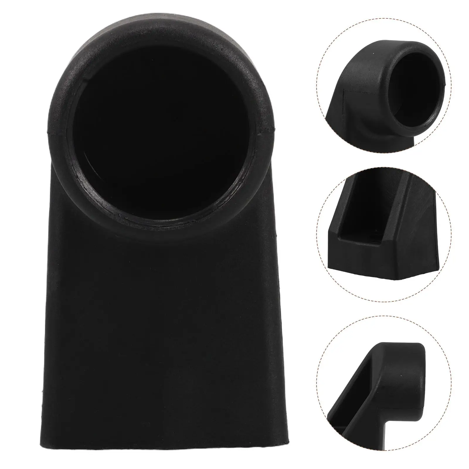 

Rv Handrail Base Bracket Black Ergonomic Camper Entry Door Assist Handle Safe Entry Grab Handle for Trailer Cargo Trailer