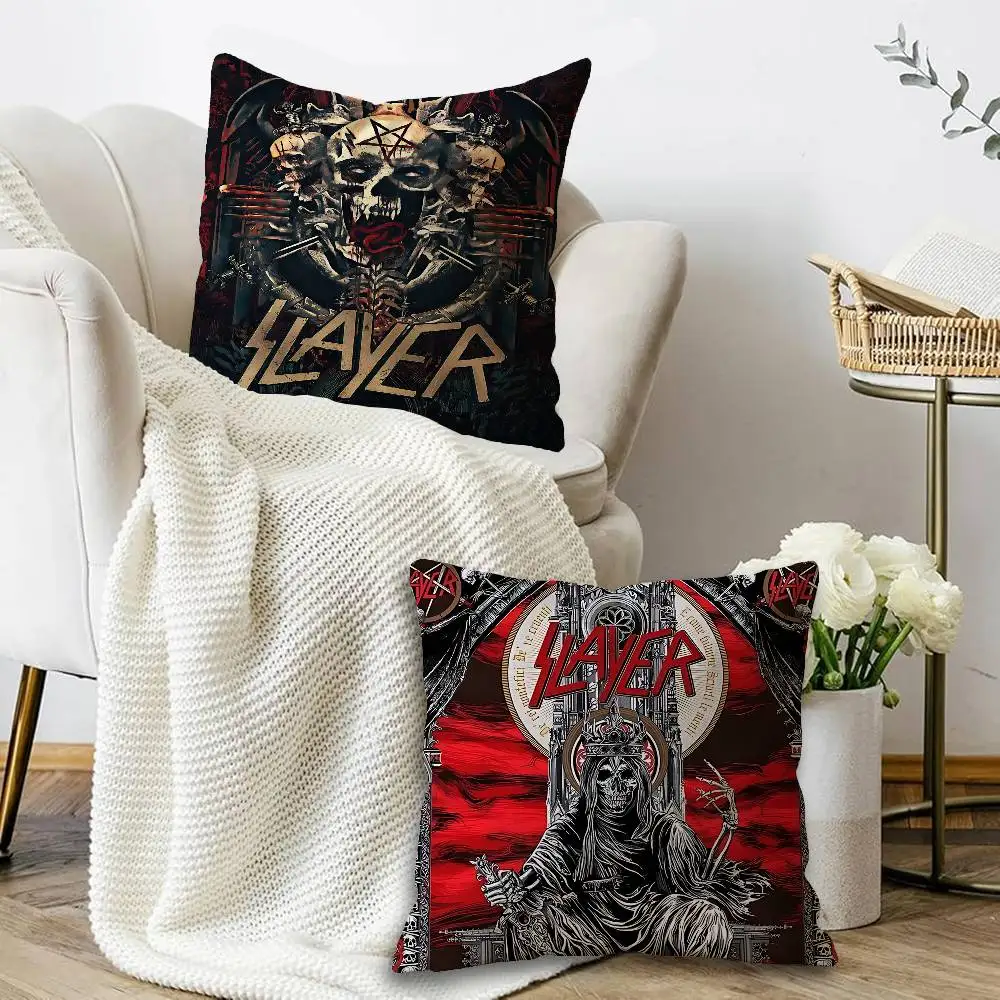 Rock Band Album S-Slayer 45*45cm Cushion Cover Pillow Cover Decor Pillowcase Home Pillowcase for Couch Pillow