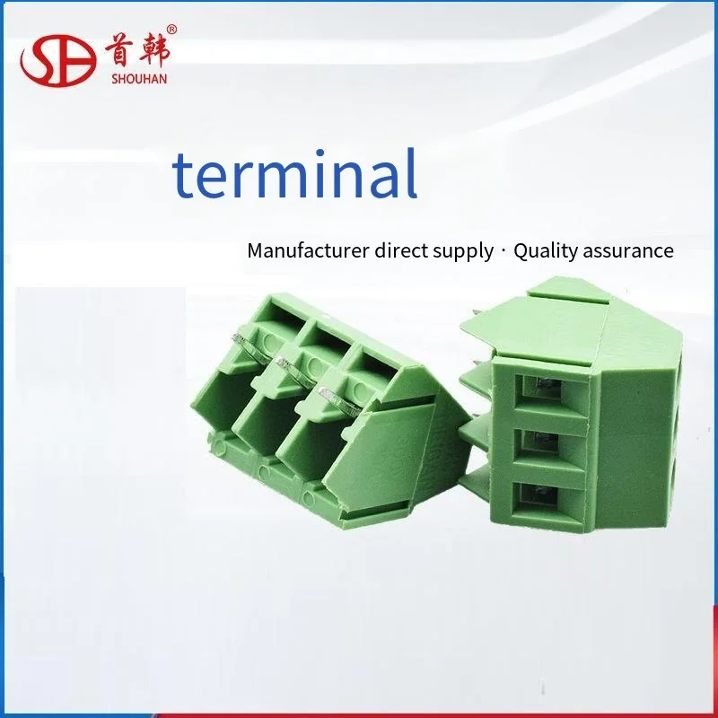 Terminal screw pluggable waterproof PCB terminal KF103-3P2P5.08mm pitch Green terminal