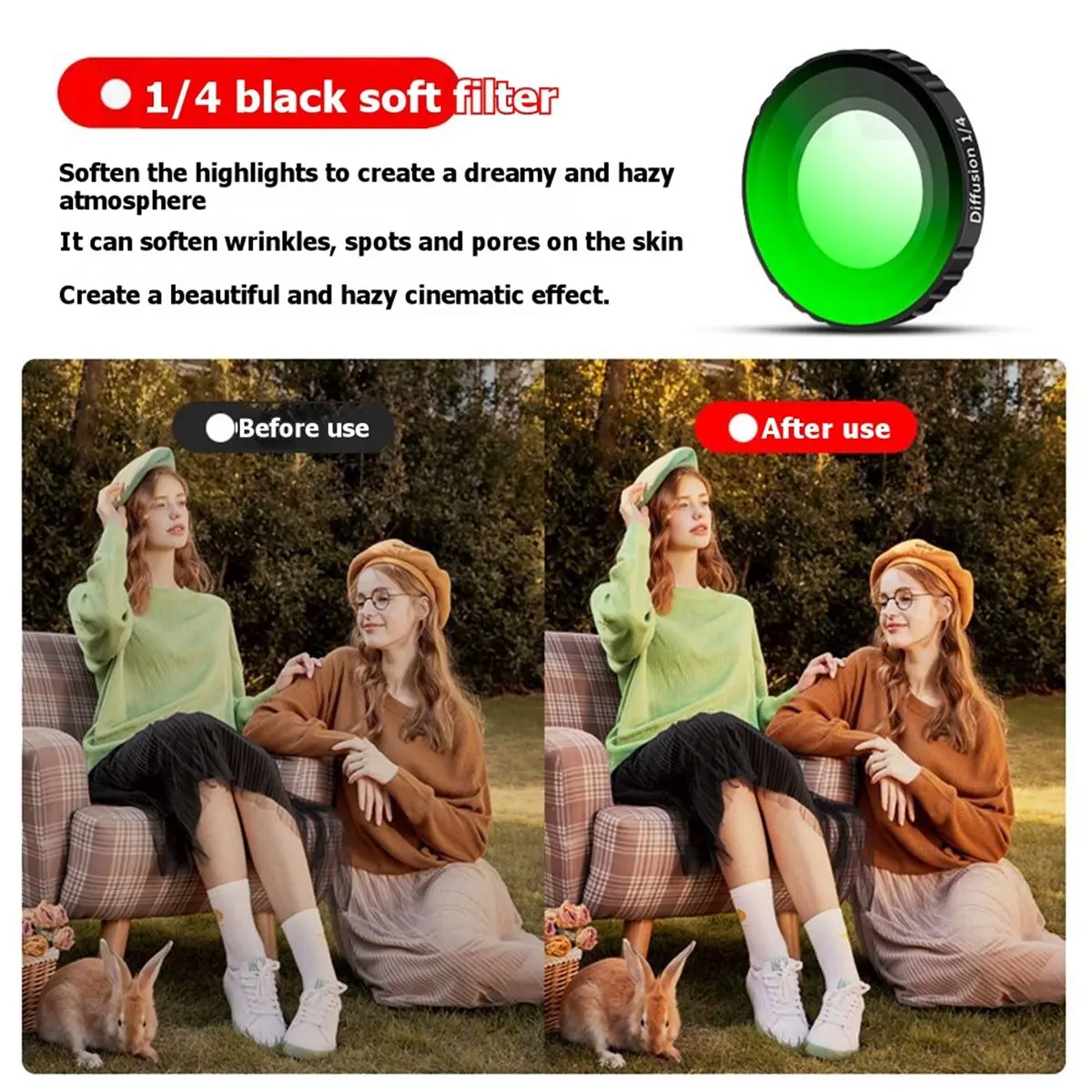 

N05R For DJI Osmo Nano 3-Piece Filter Set: CPL + UV + ND8 Action Camera Accessories