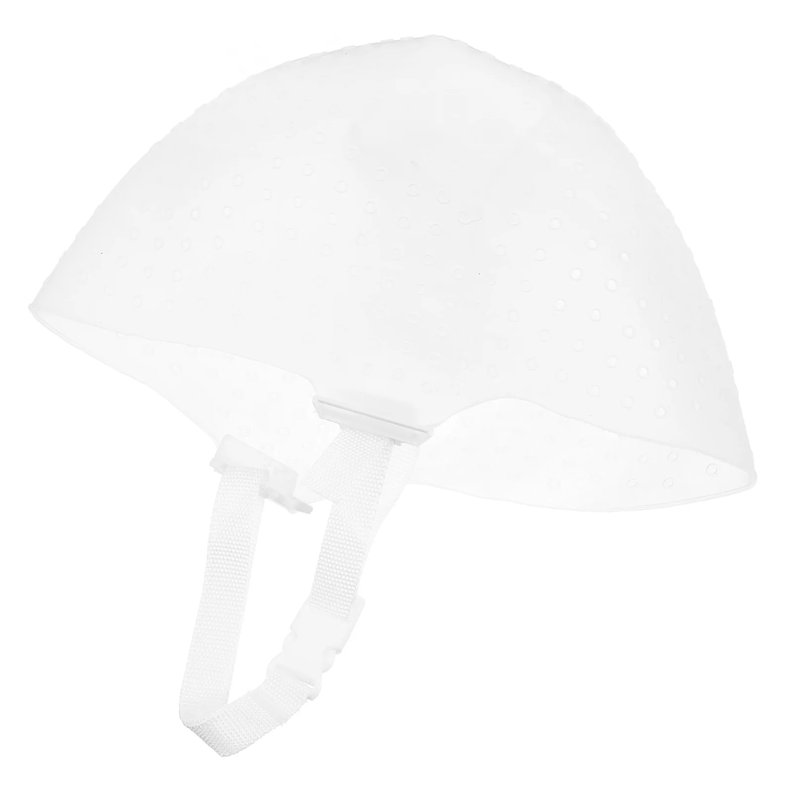 

Silicone Hair Dyeing Cap with Small Circles Reusable Long Miss Hat for Salon Professional Coloring Tool DIY Highlight